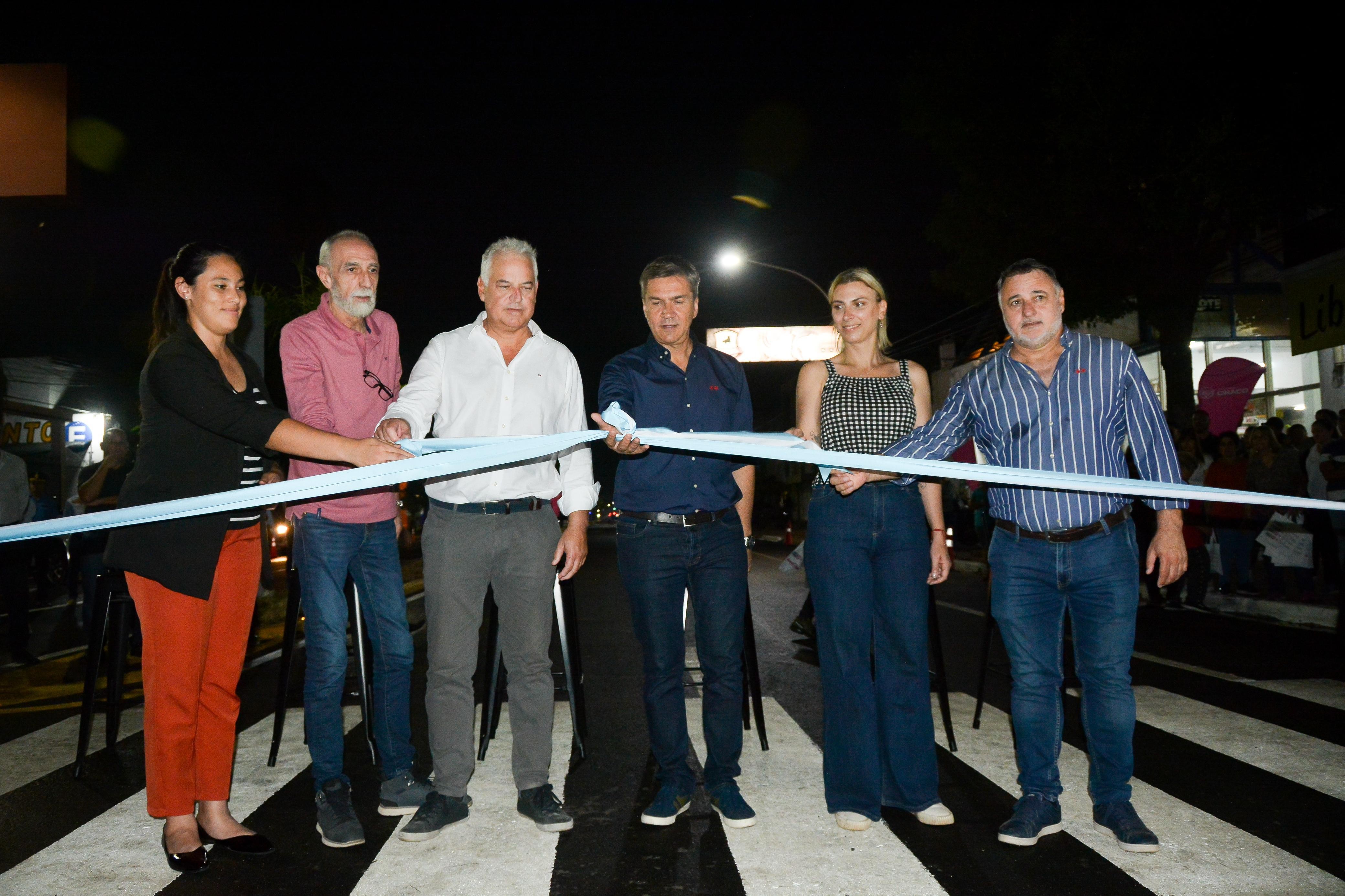 RESISTENCIA: ZDERO INAUGURÓ LAS OBRAS DEL TRAMO II DE LA AVENIDA 25 DE MAYO