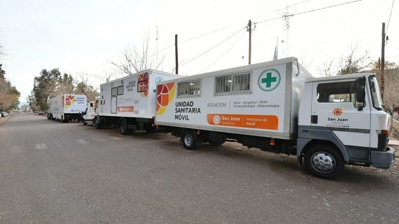 Las Unidades Sanitarias Móviles llegan Pocito