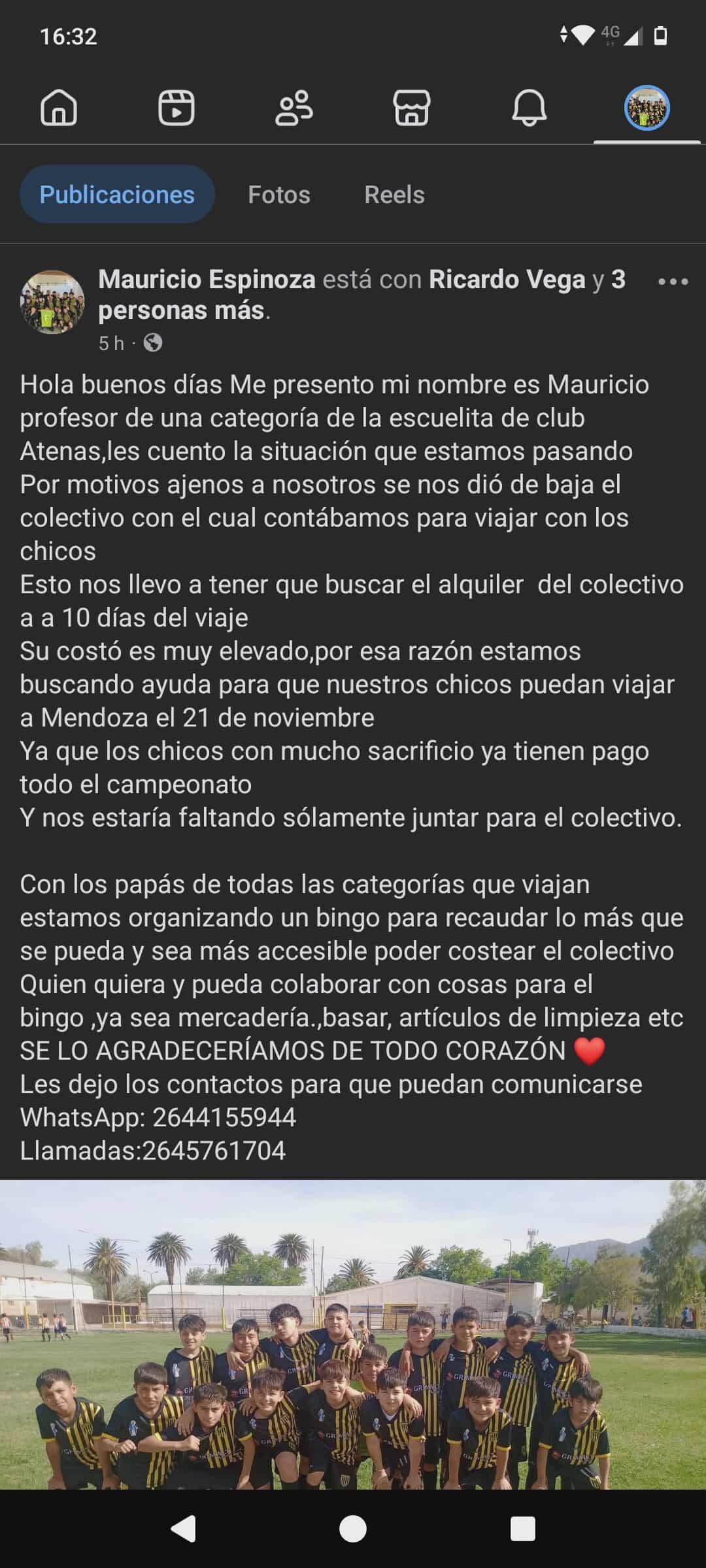 80734.png 🚌 Piden ayuda al Municipio de Pocito y a la Secretaría de Deportes para que los chicos del Club Atenas puedan viajar a Mendoza