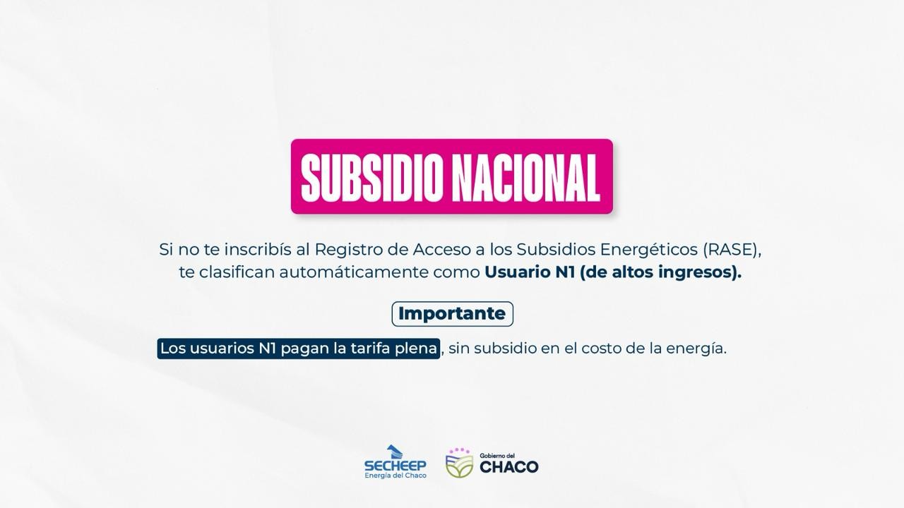 SECHEEP INSISTE EN LA INSCRIPCIÓN AL SUBSIDIO NACIONAL PARA OPTIMIZAR EL COSTO DE LA ENERGÍA Y FORTALECER EL USO EFICIENTE DESDE EL HOGAR