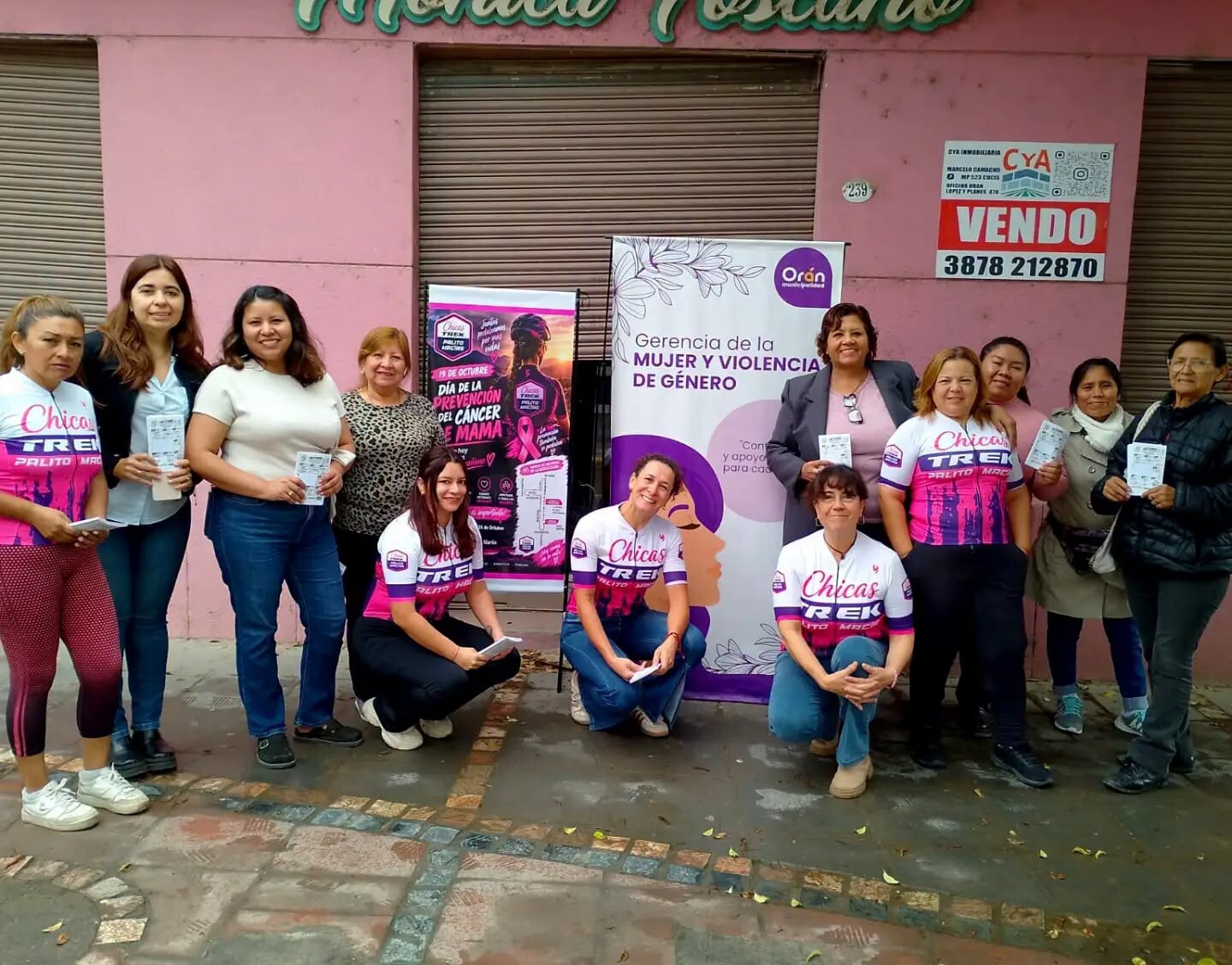 Octubre rosa: impulsan acciones de concientización sobre el cáncer de mama en oran
