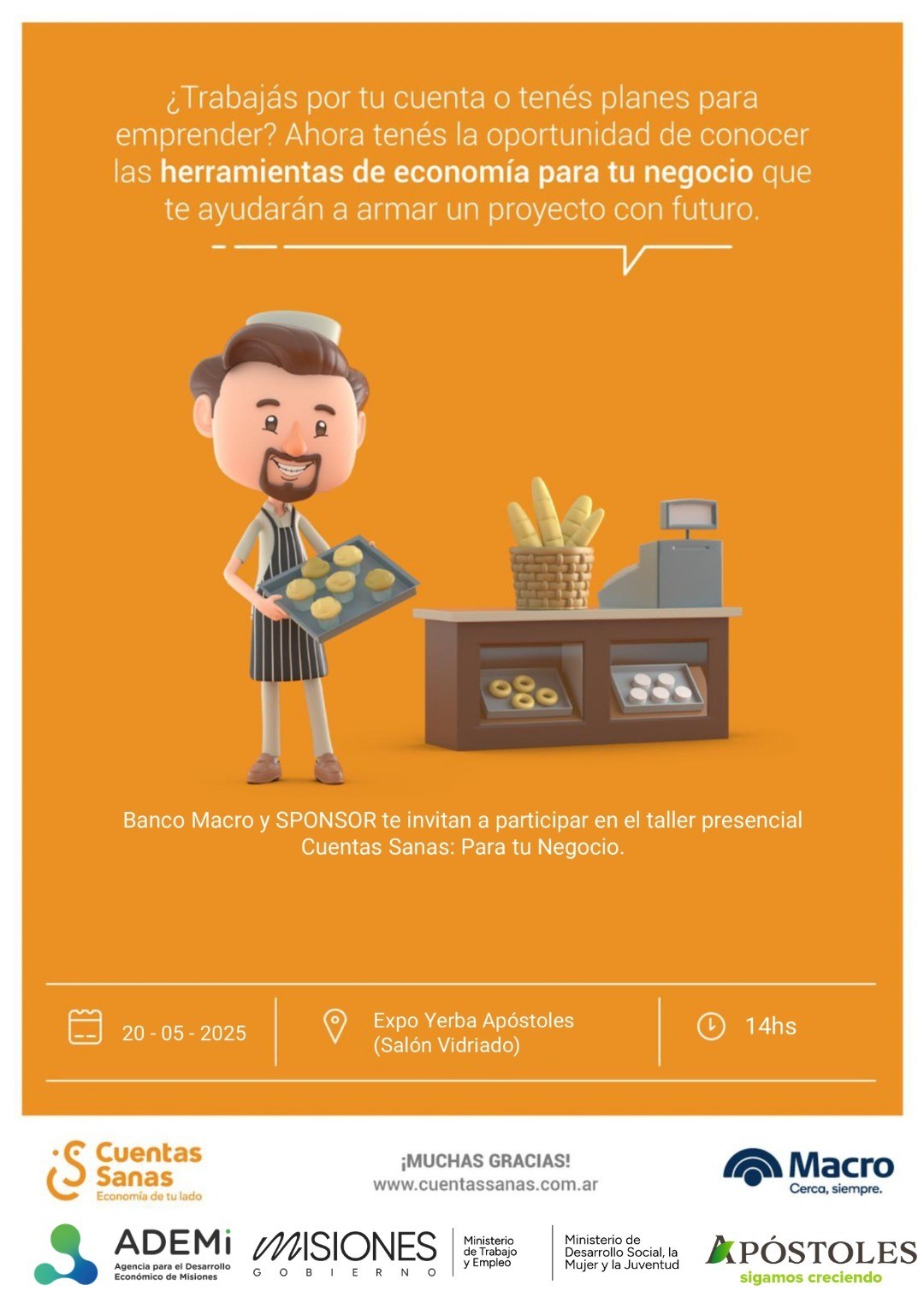 Taller «Cuentas Sanas» para Emprendedores