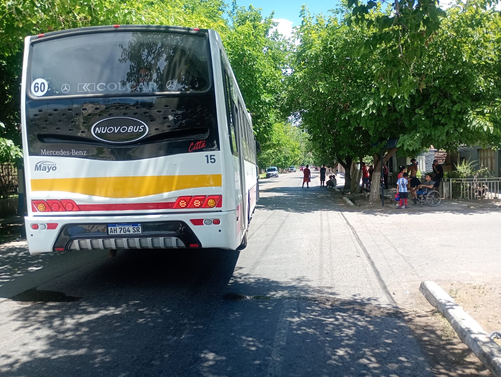 88624.jpg Rawson: un ciclista murió tras ser embestido por un colectivo