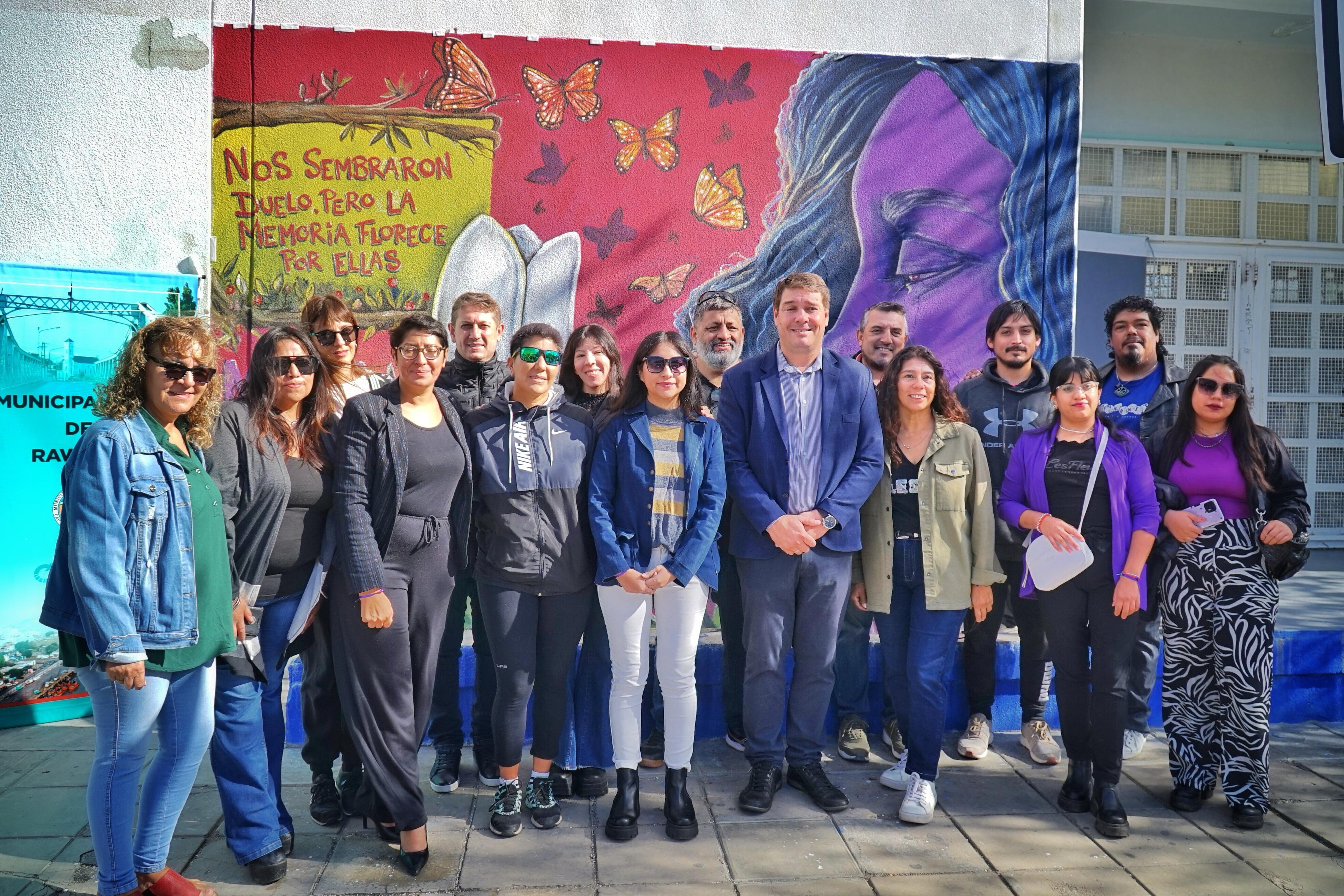 8M - Biss destacó la necesidad de reflexión y acción ante la violencia de género al inaugurar un mural conmemorativo (1).jpeg