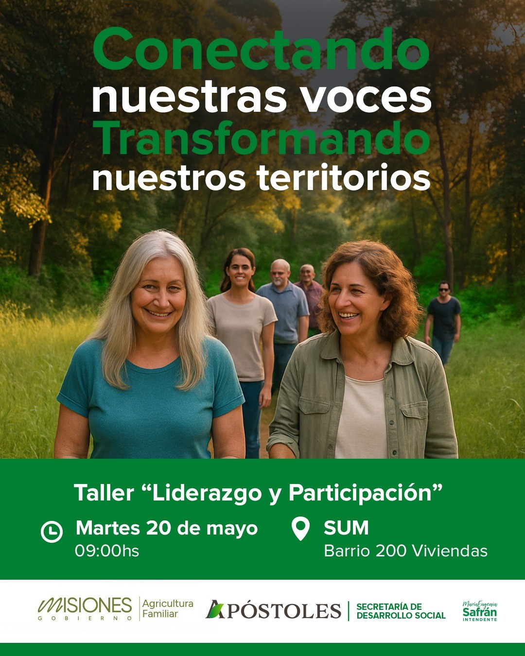 Taller de liderazgo y participación para mujeres.