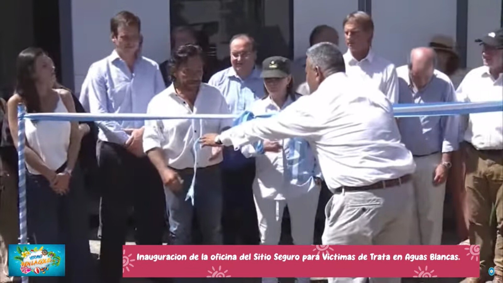 Inauguración del sitio de seguridad para víctimas de trata de personas