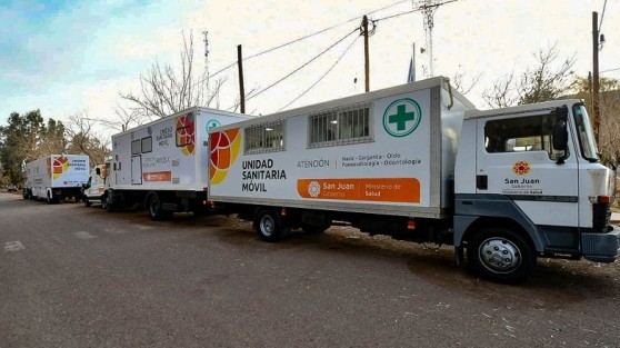 Las Unidades Sanitarias Móviles de la provincia estarán esta semana en Angaco