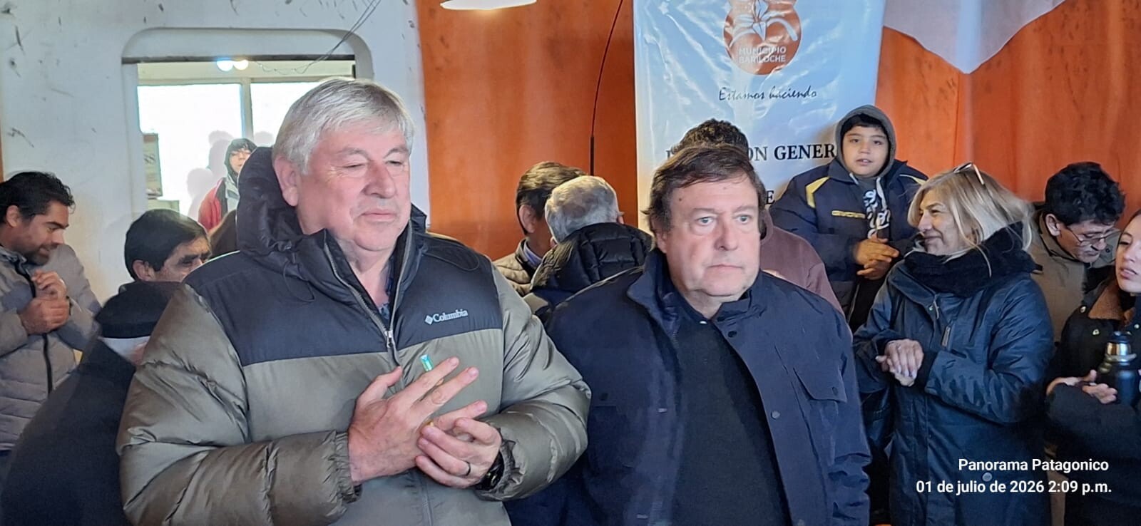 El Intendente Cortés y el Gobernador Weretilneck visitan obras del Municipio y presentación de nuevas máquinas y camionetas