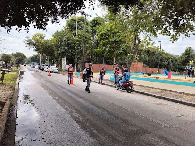 9910.jpg La Policía intensifica las tareas de prevención en los barrios y el microcentro