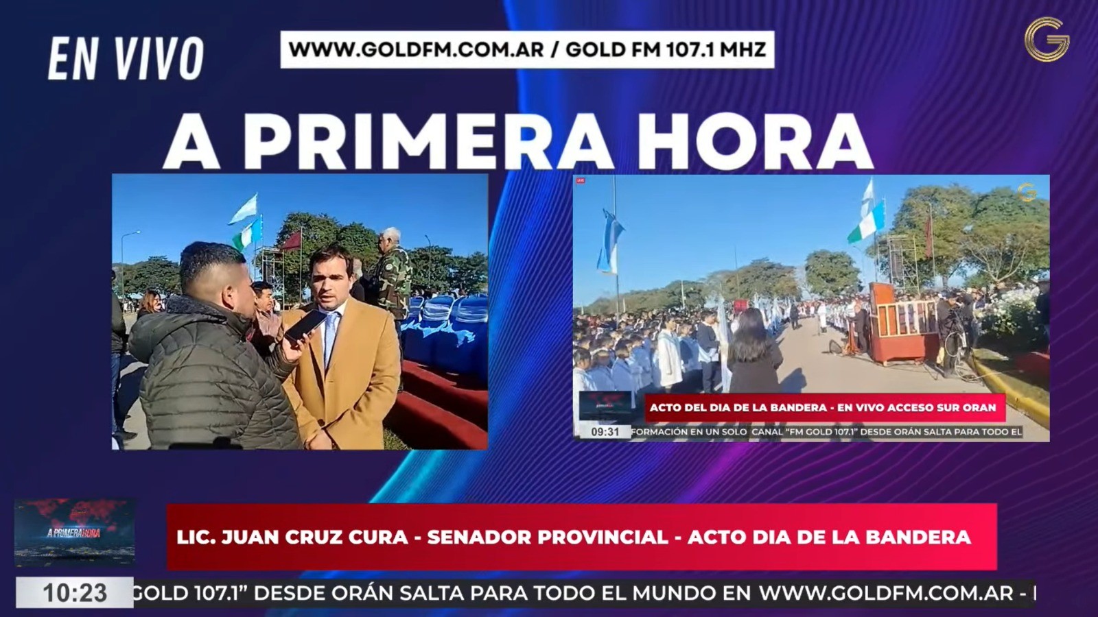 9e84e4be-ee39-4b32-a6b3-b4e1531723bd.jpg Participó de los actos centrales el senador provincial por el departamento Orán