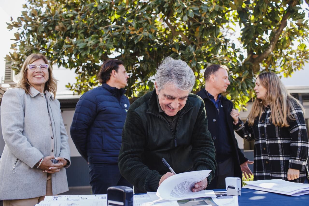 Traferri celebró las obras en el camino de la Cremería
