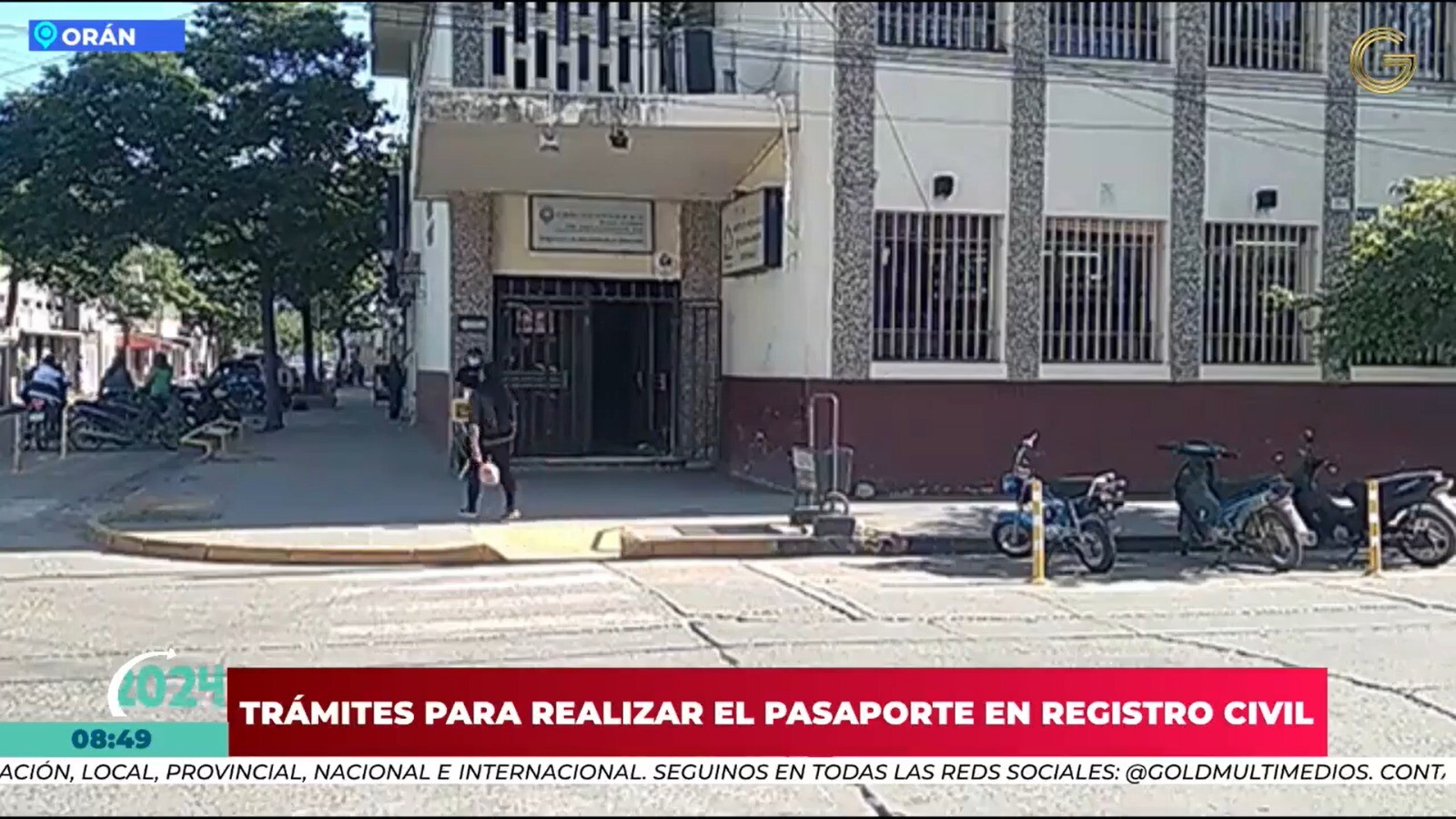 Trámites de pasaporte en Registro Civil de Orán