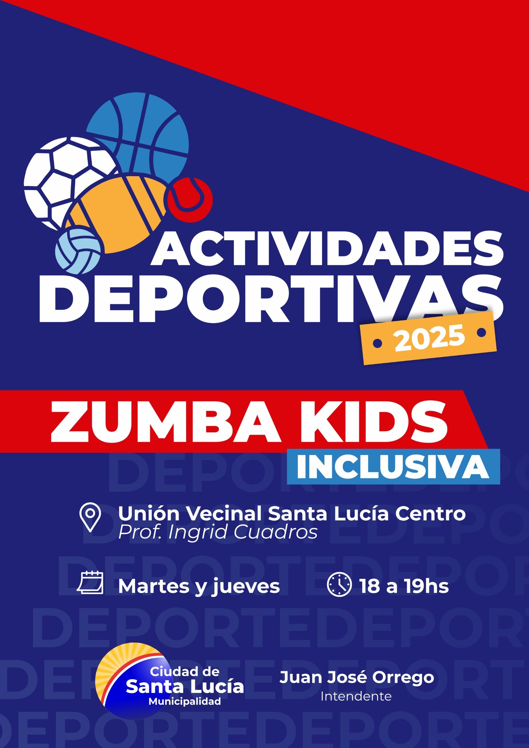 SANTA LUCÍA: con Actividades Deportivas 2025