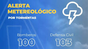 Emiten alerta meteorológica para toda la región