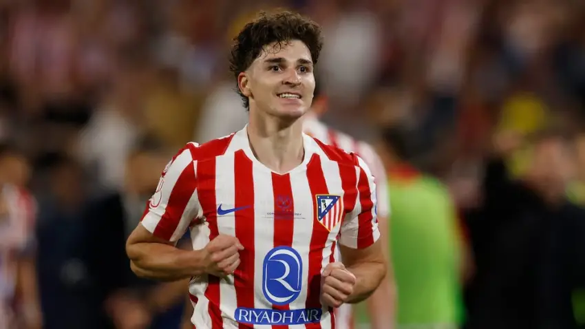 ALVAREZ.webp Real Madrid confirmó que realizó una oferta de 150 millones de euros por Julián Álvarez