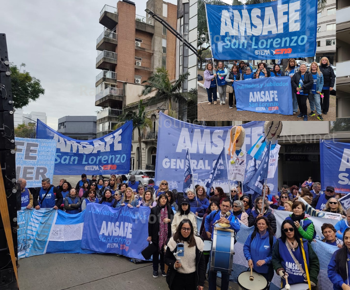 AMSAFE movilizado: cerca de 20.000 firmas respaldan el reclamo para derogar la reforma previsional