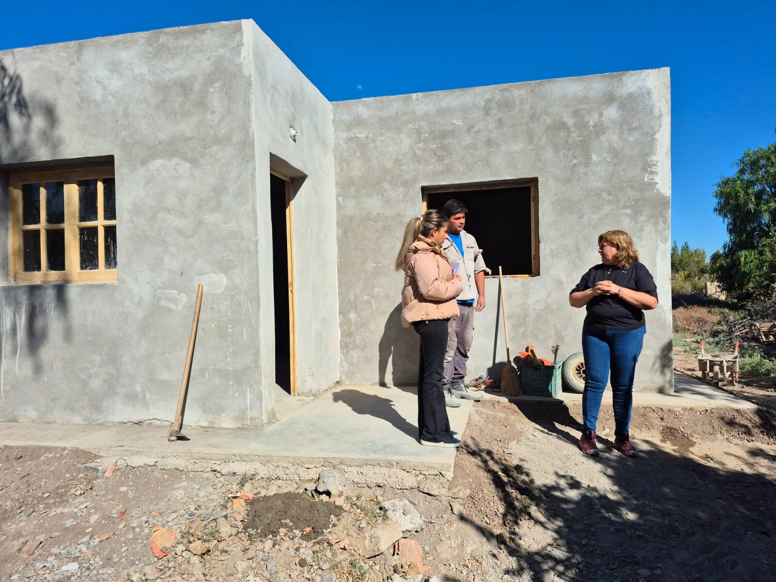 Avance de obras en distintos puntos del Departamento San Martín