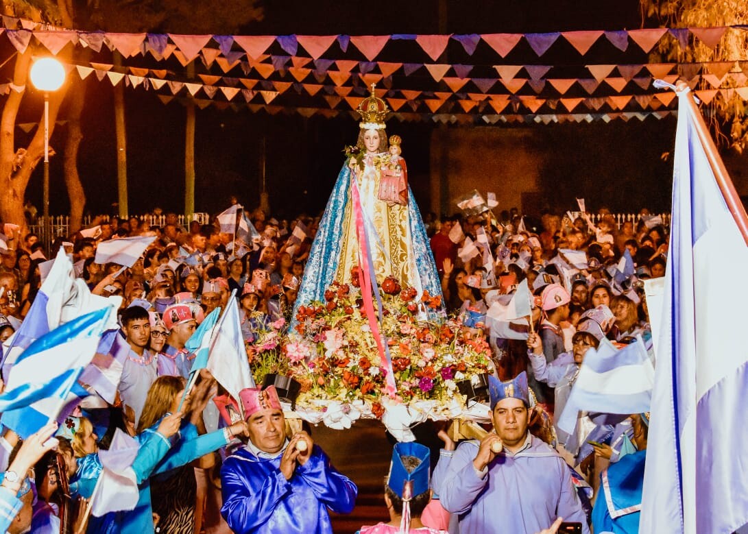JÁCHAL: Tamberías rende homenaje a la Virgen del Rosario de Andacollo