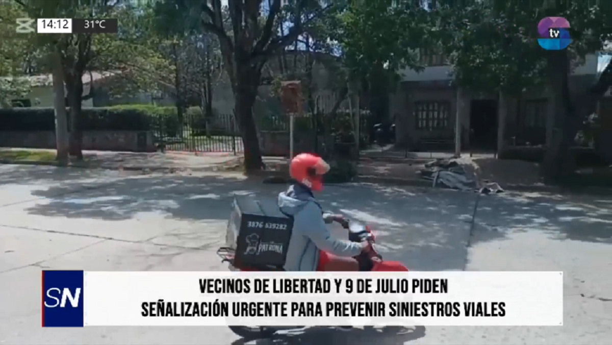 Metán: piden señalizar la curva peligrosa de Libertad y 9 de Julio Metán: piden señalizar la curva peligrosa de Libertad y 9 de Julio
