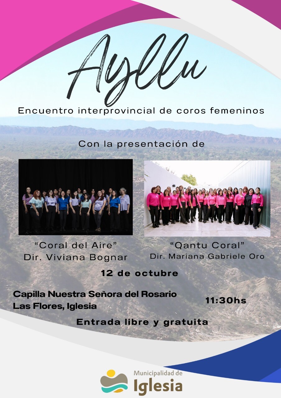 IGLESIA: Encuentro Interprovincial de Coros Femeninos «Ayllu»