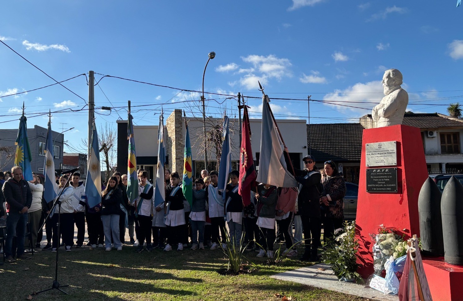 Luján rindió homenaje a Martín Miguel de Güemes