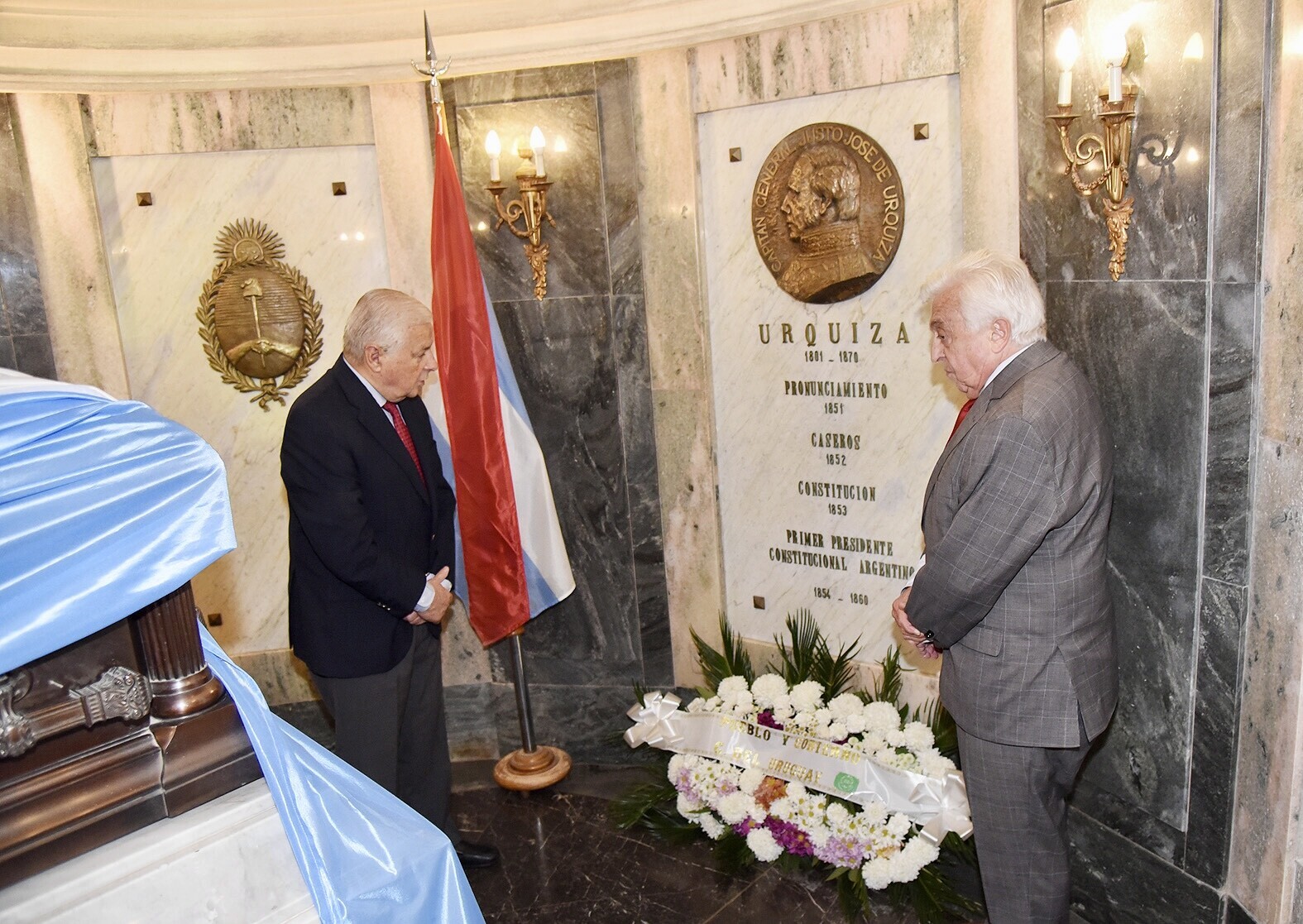 Homenaje al General Urquiza, a 156 años de su muerte