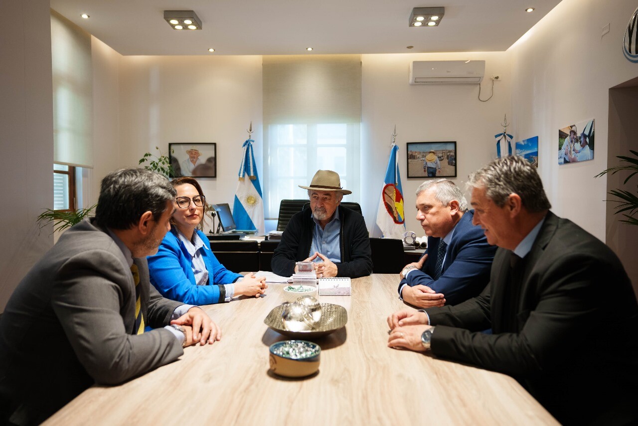 Autoridades Credicoop (1).jpeg Othar recibió a autoridades del Banco Credicoop