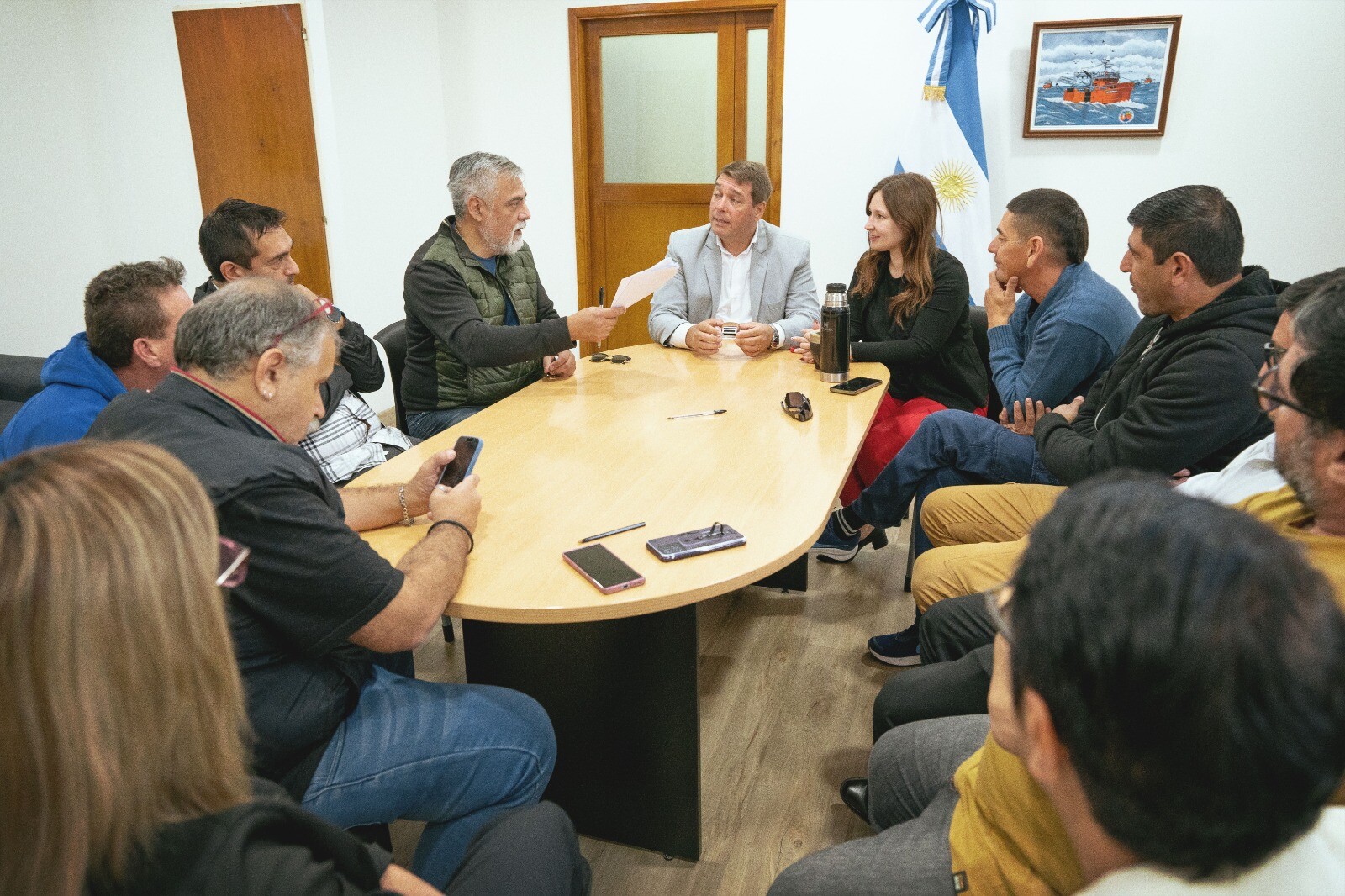 BISS Y GREMIOS.jpeg Paritarias: Municipales de Rawson acordaron un incremento salarial del 9% en 3 cuotas