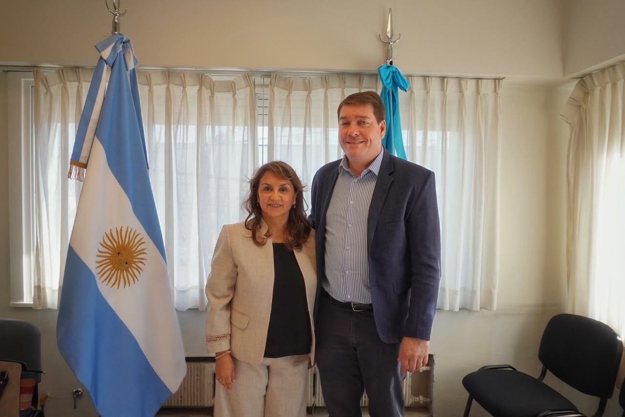 BISS Y MOYANO.jpeg Rawson: Patricia Moyano asumió como nueva jueza de Paz