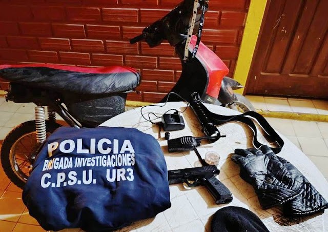 Bacheo.jpg Clorinda: Lo sorprendieron con una pistola de aire comprimido, balines y una picana eléctrica