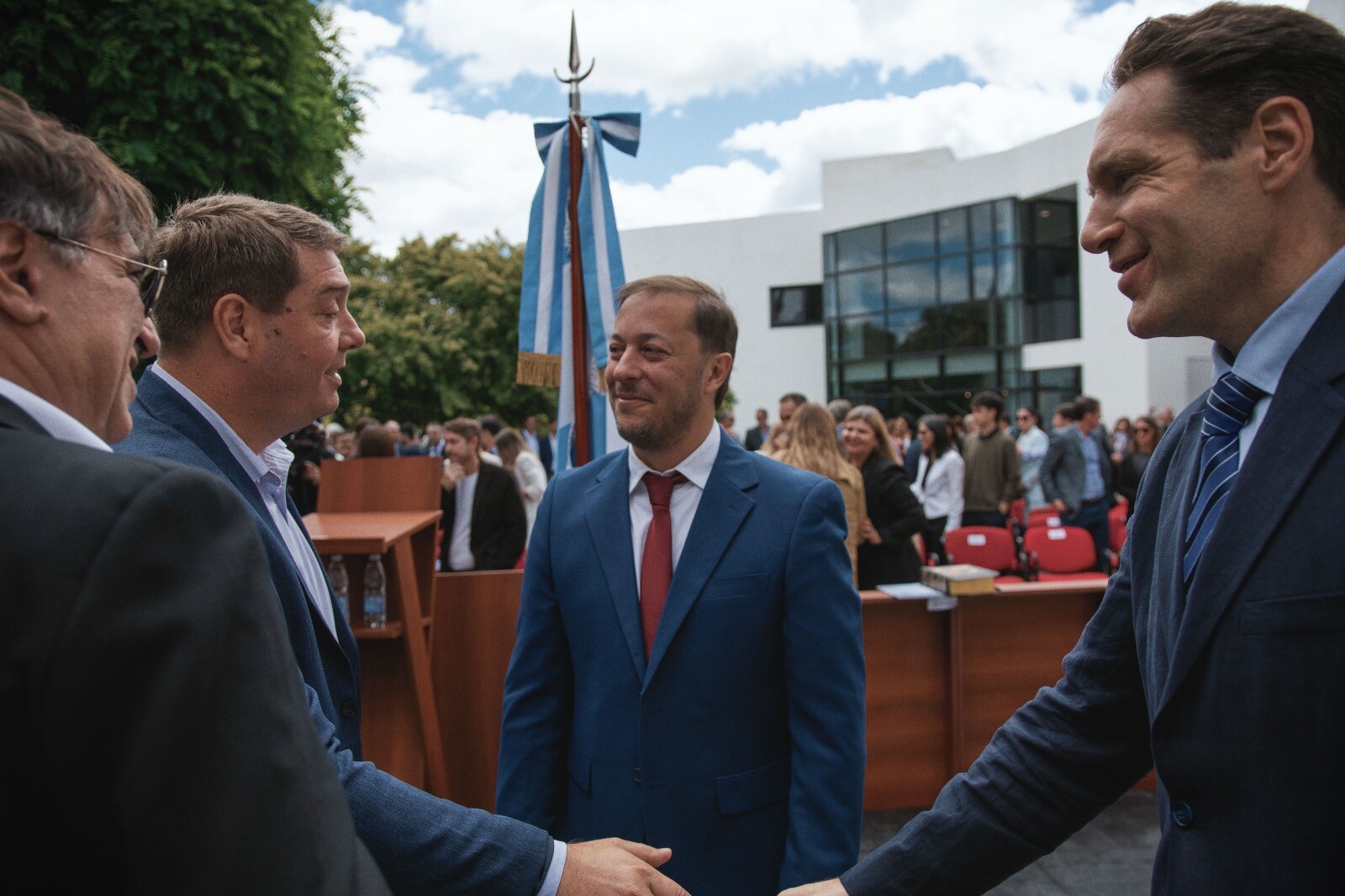 Biss acompañó la Ceremonia de Juramento de los Procuradores Generales del Superior Tribunal de Justicia de Rawson