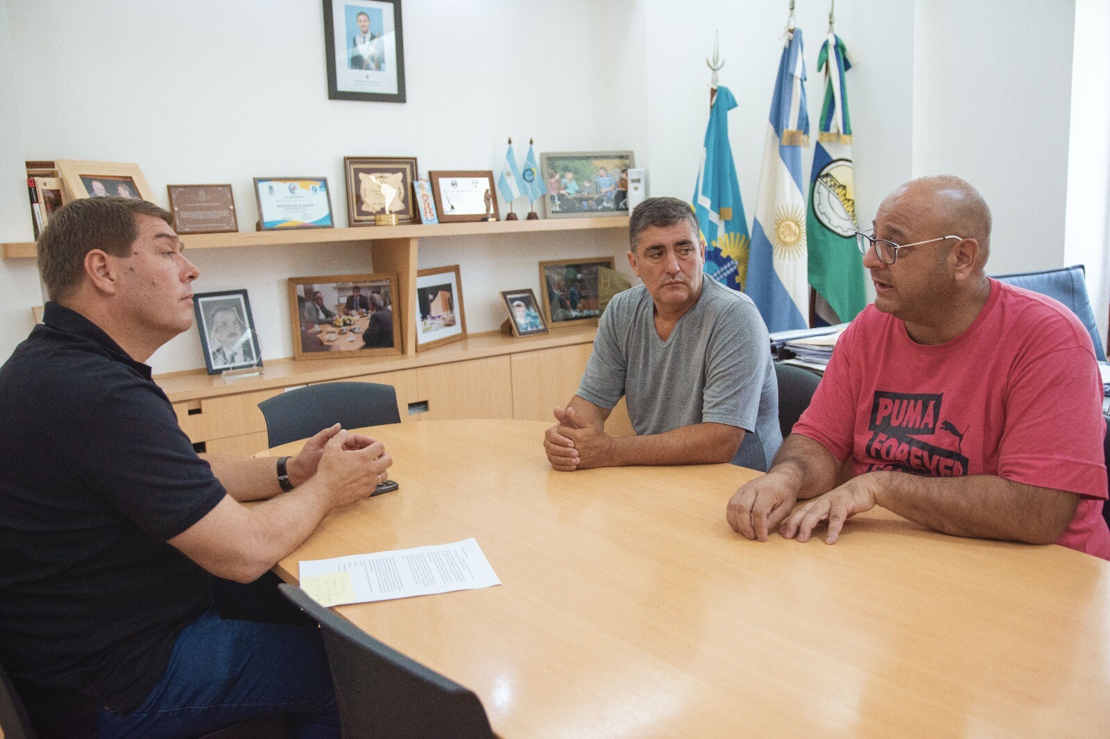 Biss recibió a la nueva Comisión del Centro de Retirados de la Unidad 6