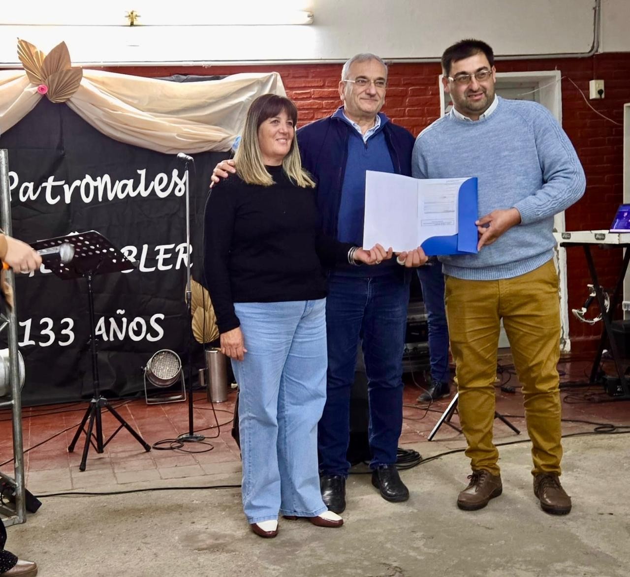 CALVO HUGENTOBLER.jpeg EL SENADOR CALVO ACOMPAÑÓ LA INAUGURACIÓN DE OBRAS Y LAS FIESTAS PATRONALES DE HUGENTOBLER