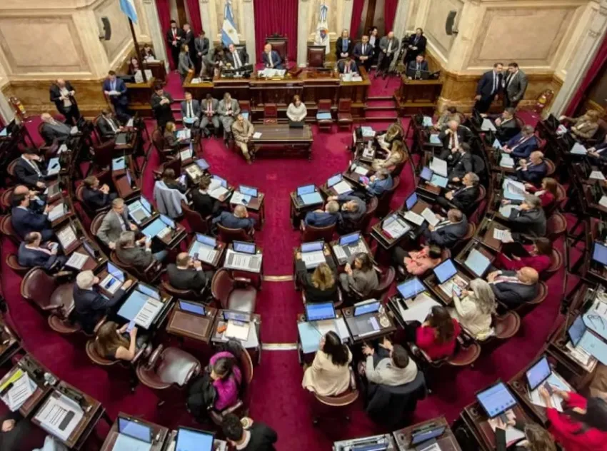CAMARA DE SENADORES.webp El Senado rechazó el veto de Milei a la ley de Emergencia en Discapacidad