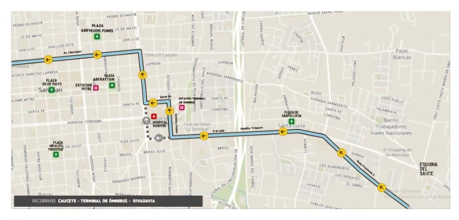 ATENCIÓN: cambio de recorridos de algunas líneas de RED TULUM
