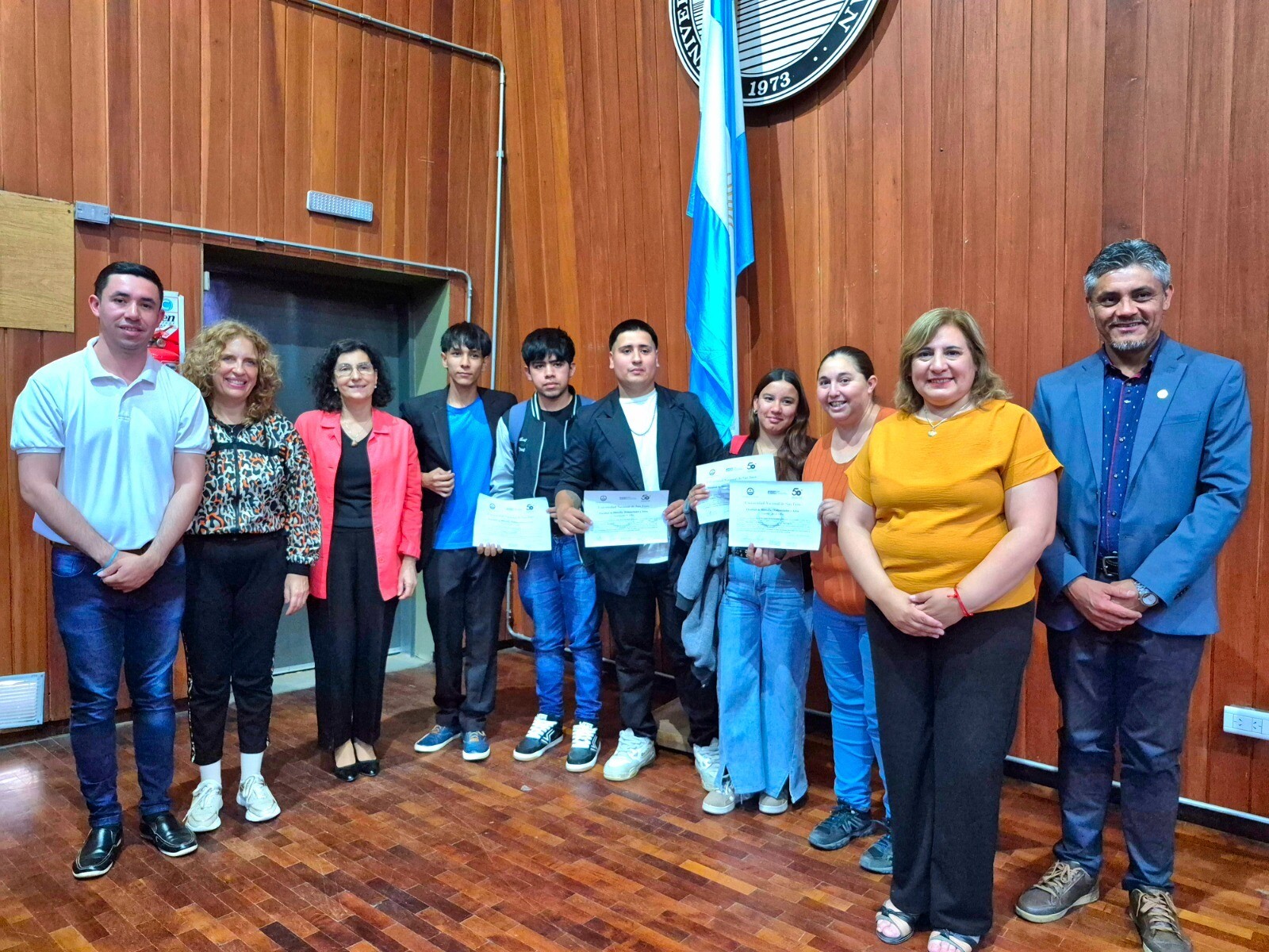 SAN MARTÍN: celebró el cierre del proyecto “Camino a la Universidad”