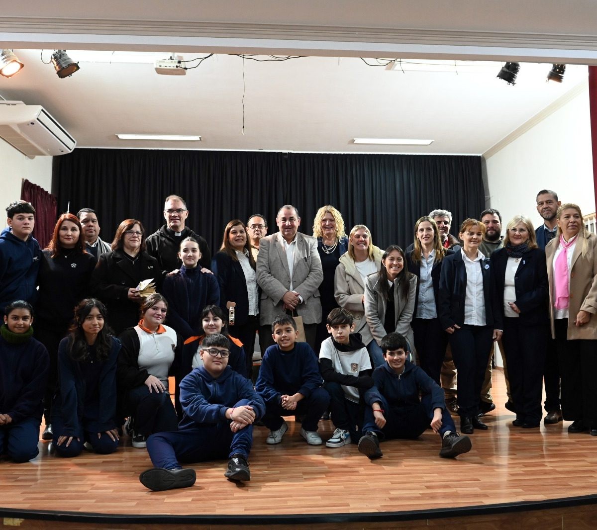 Juan Pablo Poletti participó de la presentación del proyecto Caminos Escolares