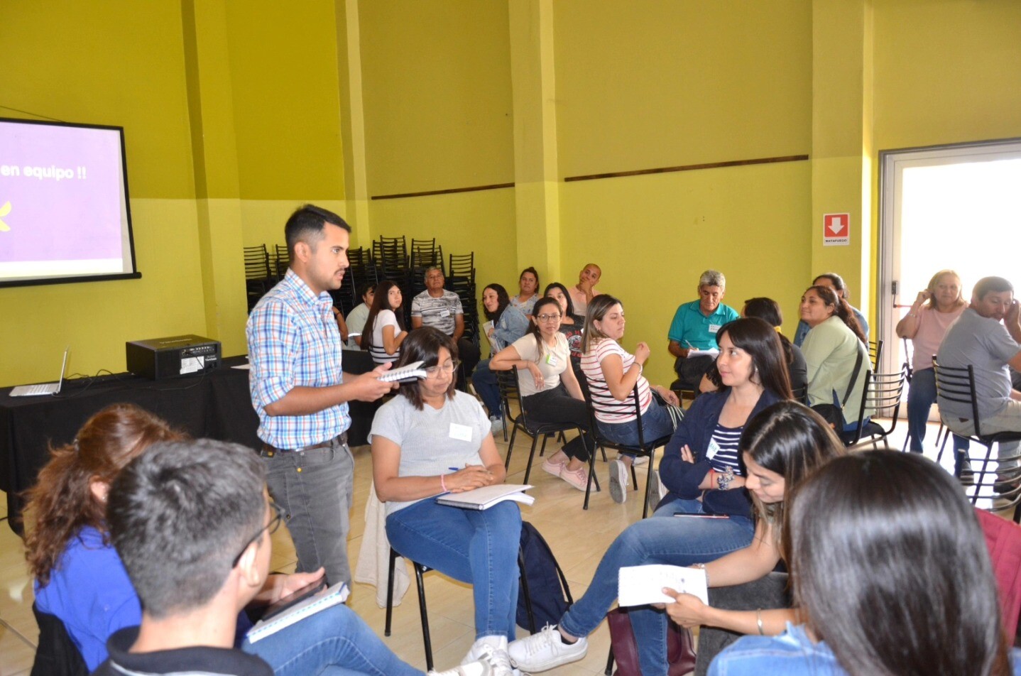 El municipio de San Martin realizo una capacitación al personal de la municipalidad