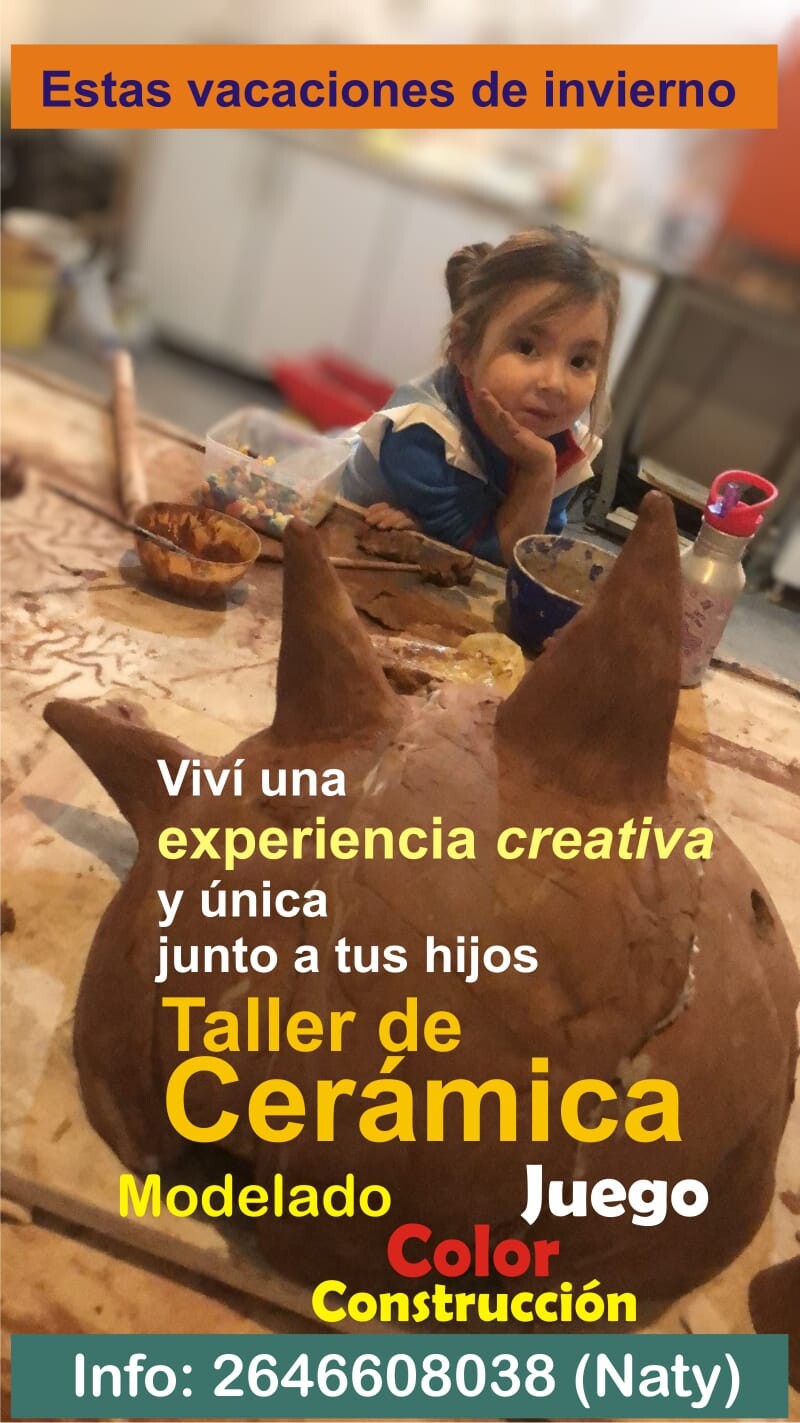 TALLER DE CERÁMICA en VACACIONES