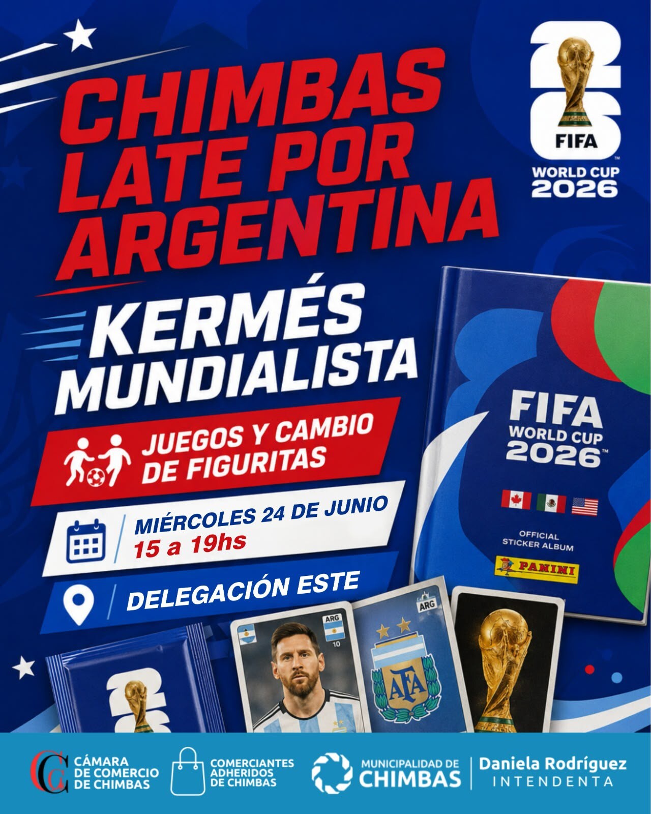 CHIMBAS: LA KERMÉS MUNDIALISTA LLEGA AL ESTE ⚽🌎
