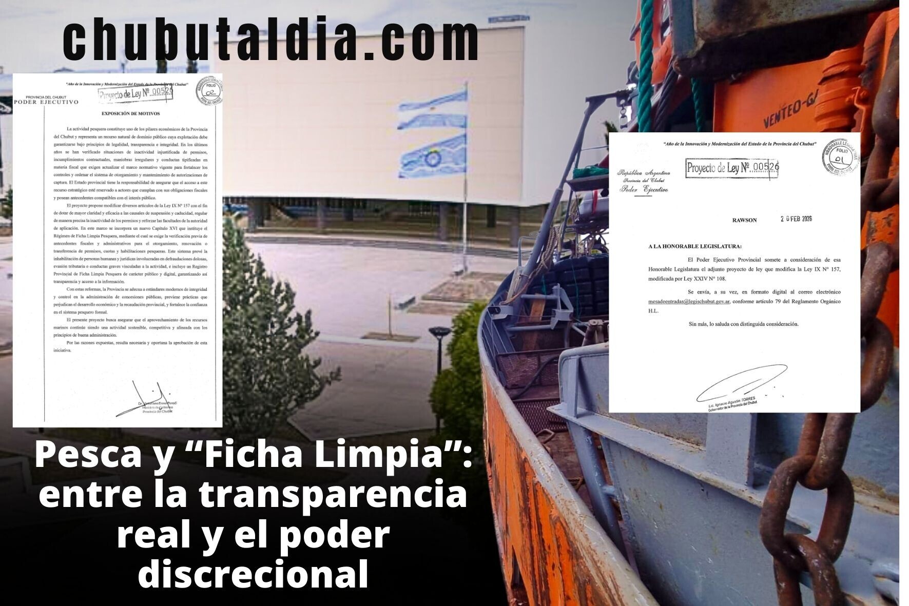 CHUBUTALDIA (5).jpg Pesca y “Ficha Limpia”: entre la transparencia real y el poder discrecional