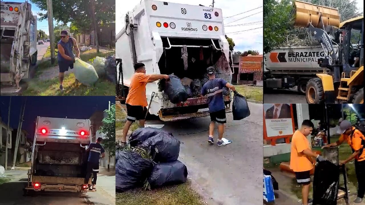 Berazategui: Continúan los operativos municipales de limpieza