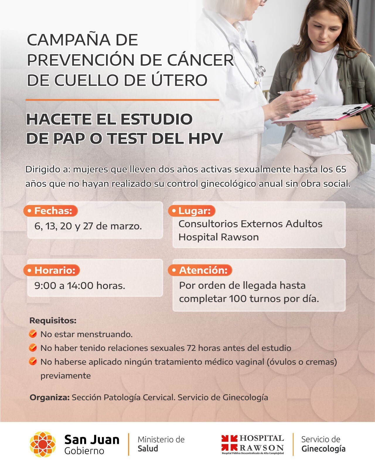 Campaña de Prevención de Cáncer de Cuello de Útero