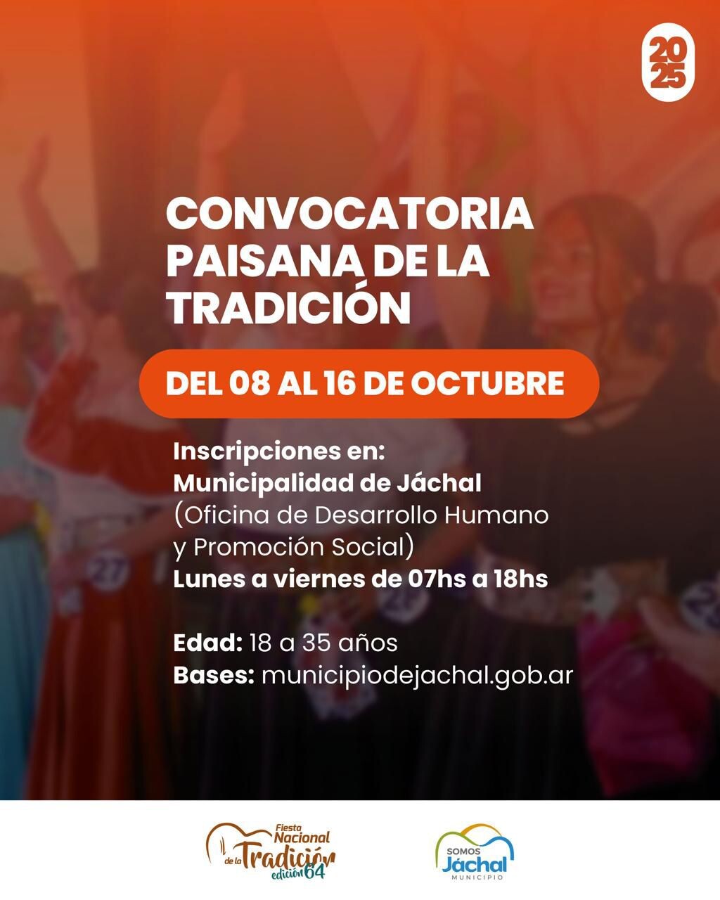 JÁCHAL: Convocatoria para Paisana de la Tradición