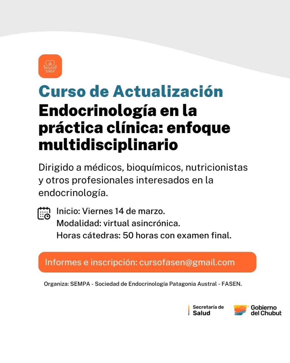 Provincia pone en marcha importante capacitación sobre endocrinología destinada a profesionales de la salud de Chubut