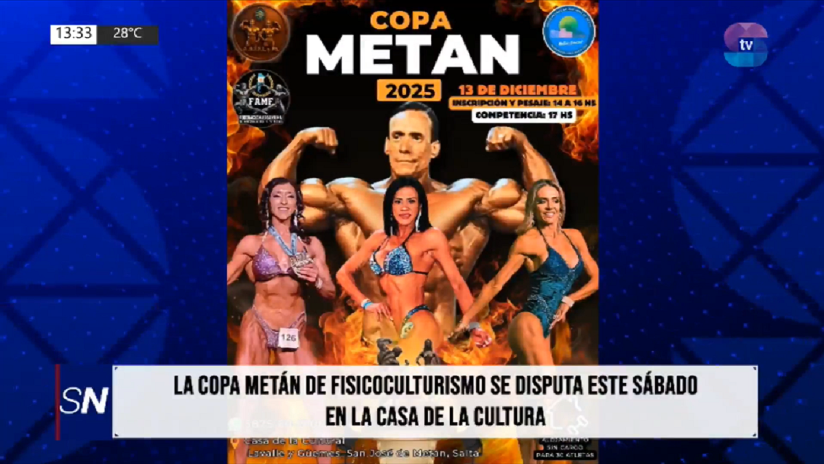 COPA METAN.png Fisicoculturismo y fitness: la Copa Metán llega con más de 50 atletas