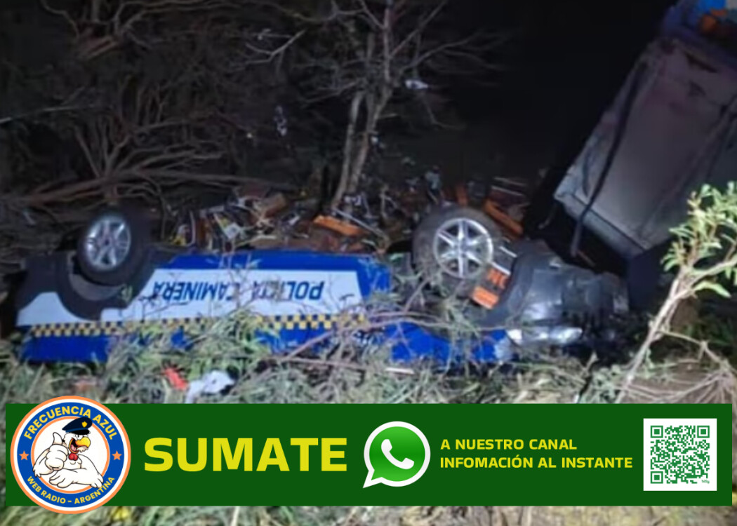 CÓRDOBA: Choque fatal contra móviles policiales expuso otra vez el riesgo extremo del trabajo en rutas