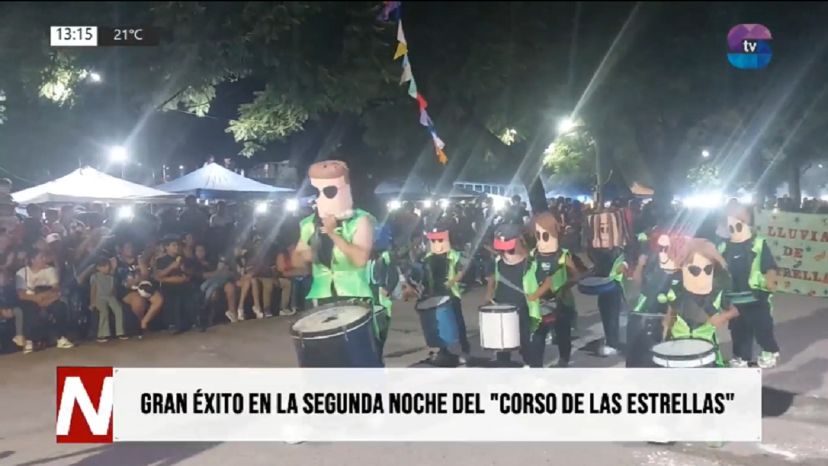 CORSOS EN METAN.png Multitudinaria convocatoria en la segunda noche del Corso de las Estrellas