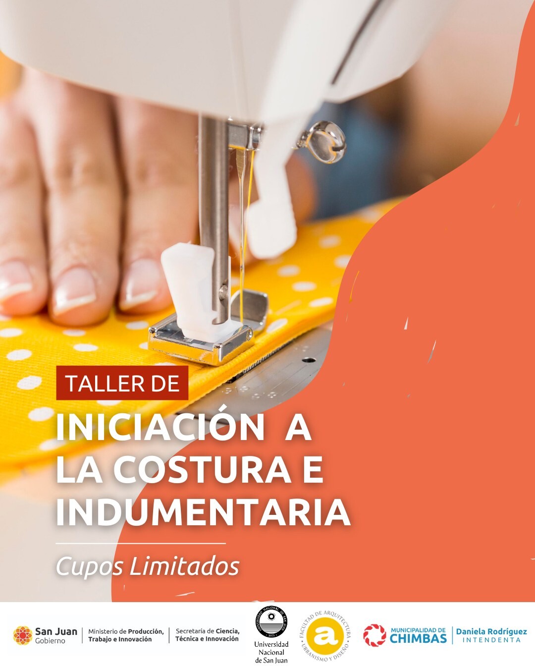 El municipio de la ciudad de Chimbas dictara un Taller de Iniciación a la costura e indumentaria.