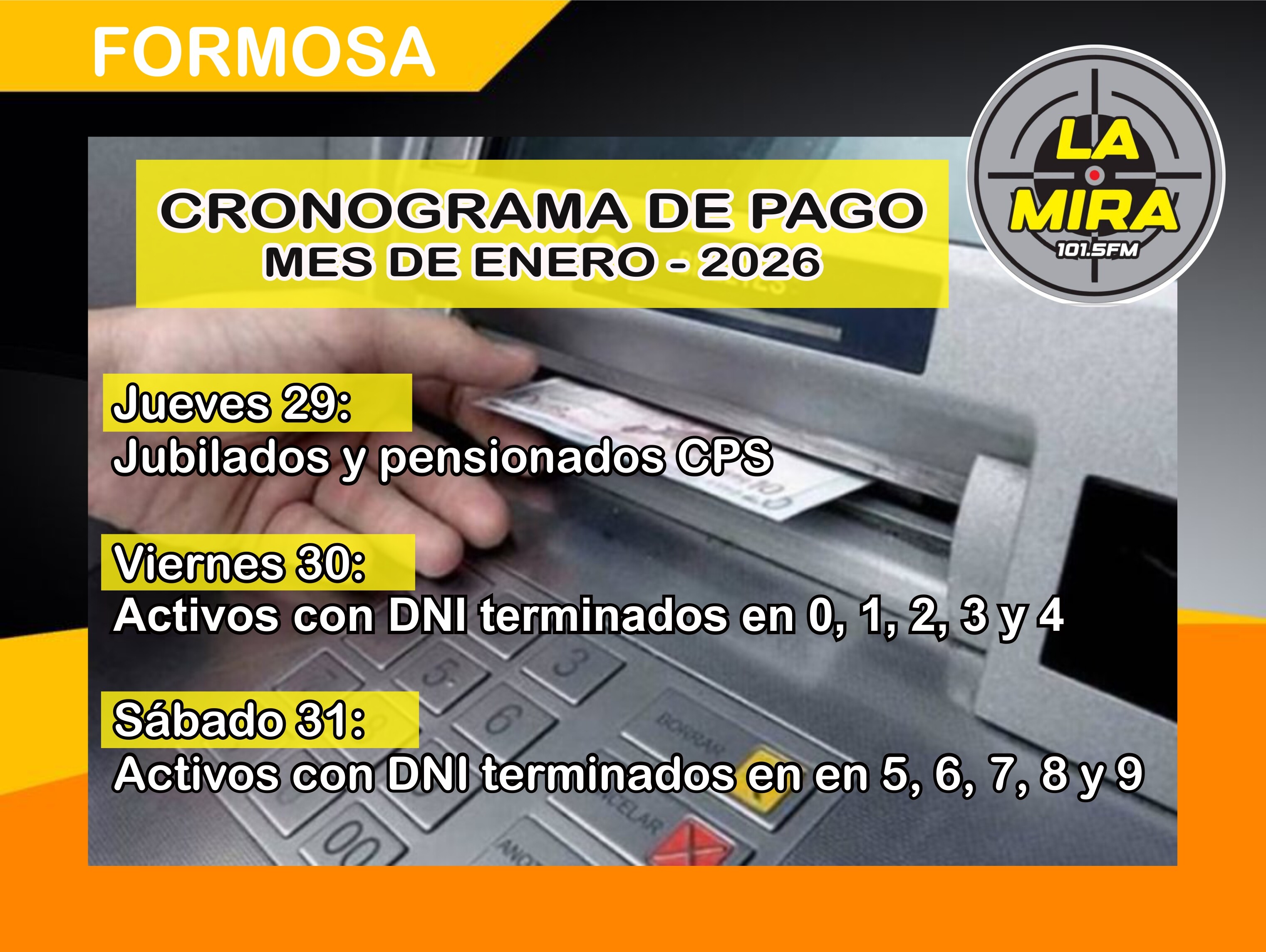 Inicia el cronograma de sueldos de enero para agentes estatales